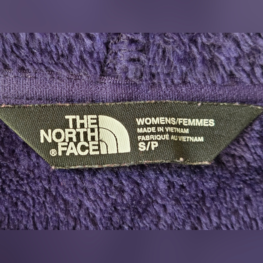The North Face Bellarine Fleece Jacket Deep Purple Like New Size Small - Picture 12 of 13